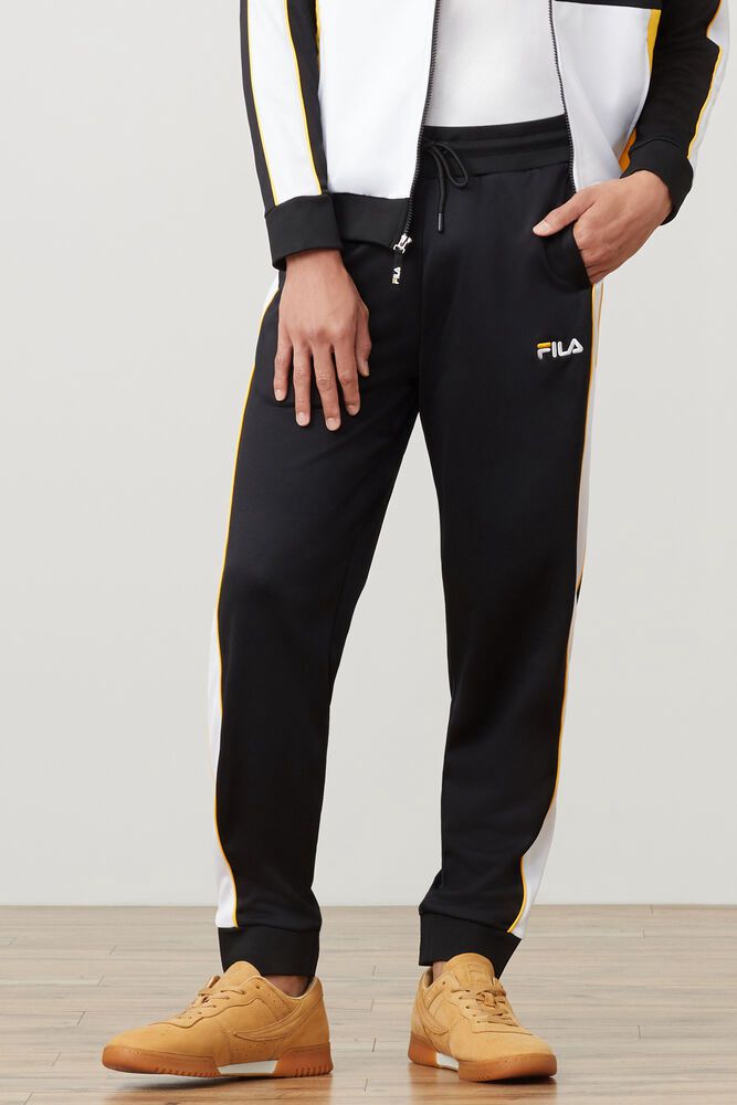 Fila Yuri Pants Black - Mens - 48015BEQO